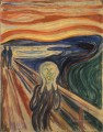 El grito de Edvard Munch 1910 expresionismo al temple